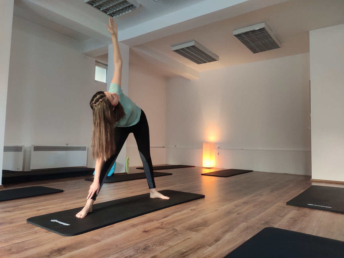 Yoga in the studio